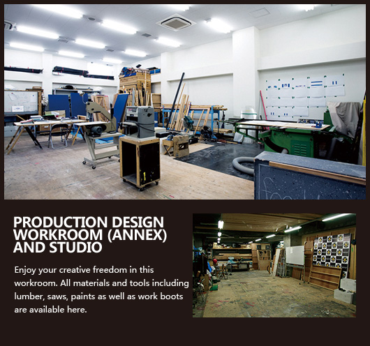 Production Design Workroom (annex) and Studio