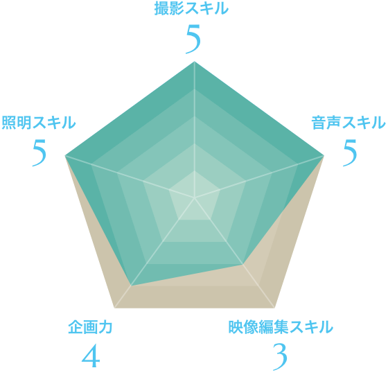 レーダーチャート