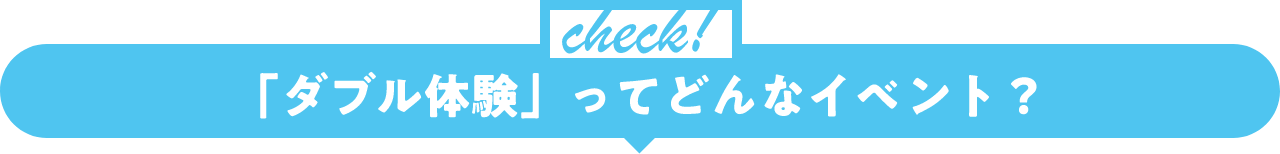 ダブル体験って何?