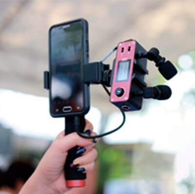 スマホ動画撮影実習